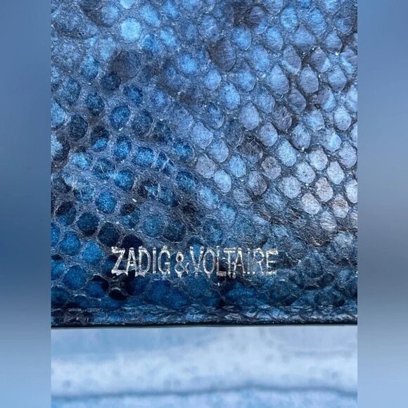 ZADIG & VOLTAIRE Optimiste snake leather crossbody bag - Picture 7 of 16